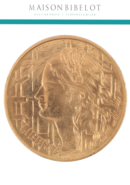 Una raccolta di monete in oro e argento