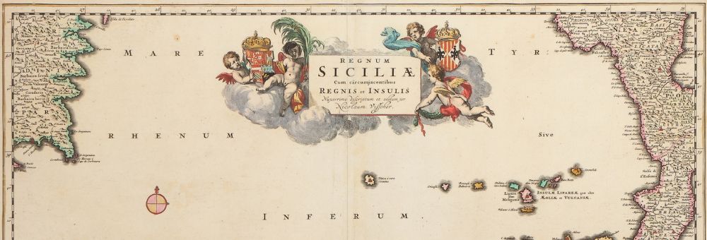 Sicily in a collection of prints